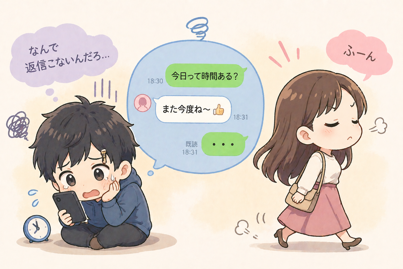 なぜLINEが返ってこないのか?既読・未読無視の本当の原因