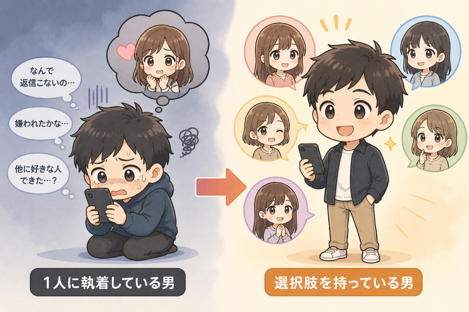 なぜモテる男は一人に執着しないのか
